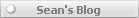 Sean's Blog